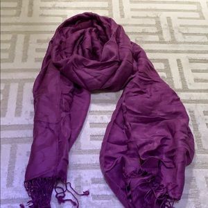 Purple pashmina scarf
